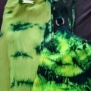 Bombshell Sportswear Tie Dye Seamless 2 piece set s/m
